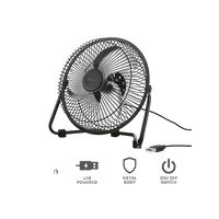 Trust Breeze 20 Cm USB negro  Ventiladore de sobremesa