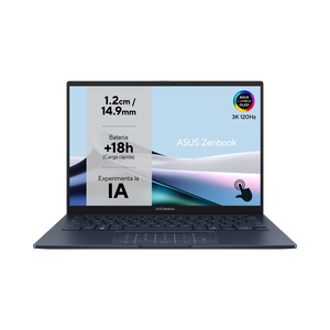 Asus ZenBook UX3405CAPZ284W Portátil Intel Core Ultra 7 255H 16GB DDR5 1TB NVMe 14 3K OLED 120Hz Windows 11 Home Asus ZenBook UX3405CAPZ284W Portátil Intel Core Ultra 7 255H 16GB DDR5 1TB NVMe 14 3K OLED 120Hz Windows 11 Home