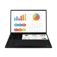 Asus ZenBook Duo UX8406CAPZ152W Portátil Intel Ultra 9 285H 32GB DDR5 1TB NVME 14 OLED Windows 11 Home Asus ZenBook Duo UX8406CAPZ152W Portátil Intel Ultra 9 285H 32GB DDR5 1TB NVME 14 OLED Windows 11 Home