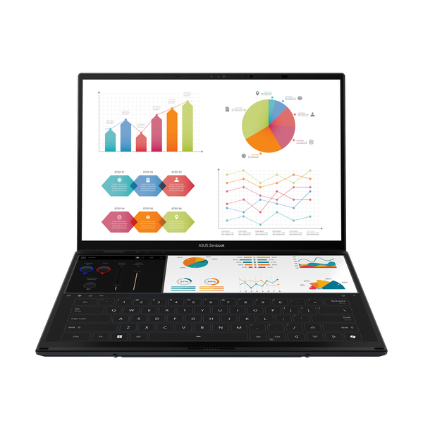 Asus Zenbook Duo OLED UX8406CAPZ009W Portátil Intel Core Ultra 9 285H 32GB DDR5 2TB NVMe Arc 140T 14 WQXGA 120Hz Windows 11 Home Asus Zenbook Duo OLED UX8406CAPZ009W Portátil Intel Core Ultra 9 285H 32GB DDR5 2TB NVMe Arc 140T 14 WQXGA 120Hz Windows 11 Home