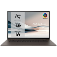 Asus ZenBook S 16 OLED UM5606WARK320W  Portátil AMD Ryzen AI 9 HX370 32GB DDR5 1TB NVMe 16 3K OLED Windows 11 Home