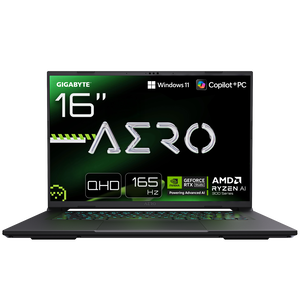 Gigabyte Aero X16 2WHA3ESC65AH  Portátil AMD Ryzen 9 370HX 32GB DDR5 1TB NVMe RTX 5070 16 WQXGA 165Hz Windows 11 Home