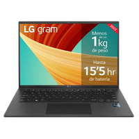 Portátil LG Gram 14Z90RGAP75B Intel Core i7 1360P 16GB DDR5 512GB NVMe 14 WUXGA Windows 11 Pro Portátil LG Gram 14Z90RGAP75B Intel Core i7 1360P 16GB DDR5 512GB NVMe 14 WUXGA Windows 11 Pro