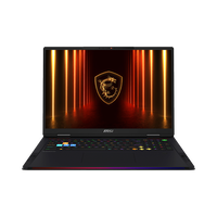 MSI Raider 18HX AI459ES Portátil Intel Core Ultra 9 285HX 64GB DDR5 2TB NVMe RTX 5090 18 4K 120Hz Windows 11 Home MSI Raider 18HX AI459ES Portátil Intel Core Ultra 9 285HX 64GB DDR5 2TB NVMe RTX 5090 18 4K 120Hz Windows 11 Home