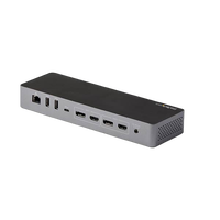 StarTechcom Docking Station Thunderbolt 3 USBC 2xDP 2x HDMI PD 96W