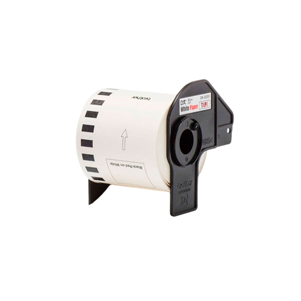 Brother DK22251 62mm 1524m negro y rojo térmico Etiquetas Brother DK22251 62mm 1524m negro y rojo térmico Etiquetas