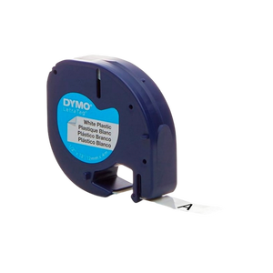 Dymo LT Etiquetas de Plástico 12mmx4m Blanco  Consumible
