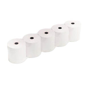 Iggual Pack 5 Rollos de papel Termico sin BPA 80X80 mm  Papel