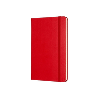Moleskine Cuaderno Classic Rayas Tapa Dura Roja Talla L