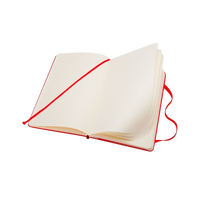 Moleskine Cuaderno Classic Rayas Tapa Dura Roja Talla P