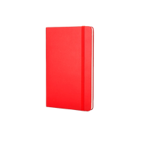 Moleskine Cuaderno Classic Rayas Tapa Dura Roja Talla P