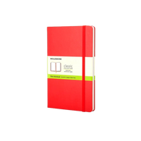 Moleskine Cuaderno Classic Liso Tapa Dura Roja Talla P