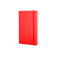 Moleskine Cuaderno Classic Liso Tapa Dura Roja Talla P