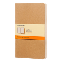 Moleskine Cuaderno Cahier Journals Pack de 3 Rayado Marrón Kraft Talla L Moleskine Cuaderno Cahier Journals Pack de 3 Rayado Marrón Kraft Talla L