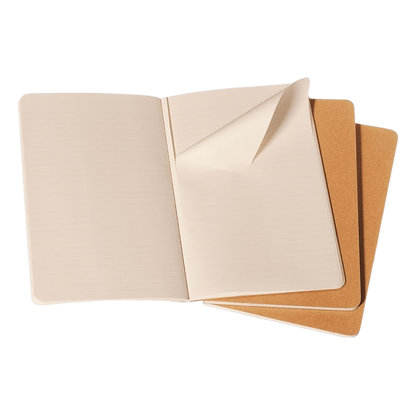 Moleskine Cuaderno Cahier Journals Pack de 3 Rayado Marrón Kraft Talla L Moleskine Cuaderno Cahier Journals Pack de 3 Rayado Marrón Kraft Talla L