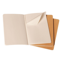 Moleskine Cuaderno Cahier Journals Pack de 3 Rayado Marrón Kraft Talla L Moleskine Cuaderno Cahier Journals Pack de 3 Rayado Marrón Kraft Talla L