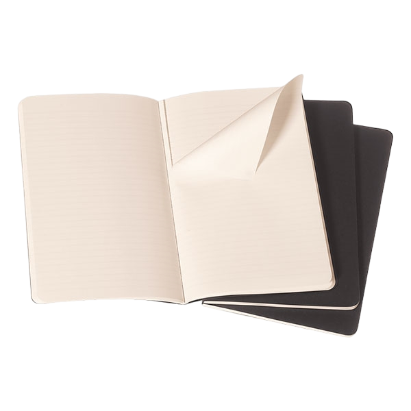 Moleskine Cuaderno Cahier Journals Pack de 3 Rayado Negro Talla P 9x14cm Moleskine Cuaderno Cahier Journals Pack de 3 Rayado Negro Talla P 9x14cm