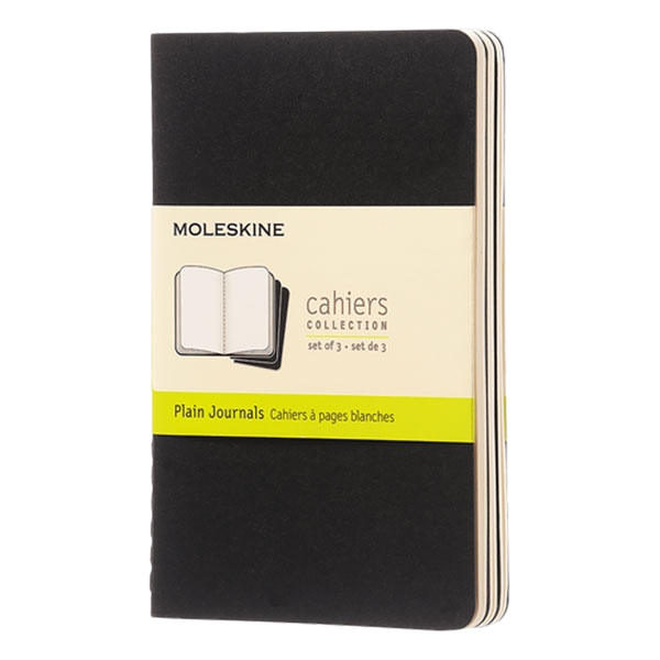 Moleskine Cuaderno Cahier Journals Pack de 3 Lisa Negro Talla P 9x14cm Moleskine Cuaderno Cahier Journals Pack de 3 Lisa Negro Talla P 9x14cm