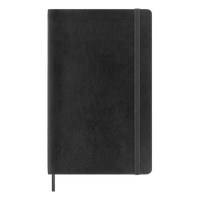 Moleskine Cuaderno Classic Tapa Blanda Cuadrícula Negro Talla L 13x21cm