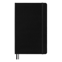 Moleskine Cuaderno Classic Ampliado Tapa Dura Rayado Negro Talla L 13x21cm