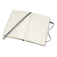 Moleskine Cuaderno Classic Ampliado Tapa Dura Rayado Negro Talla XL 19x25cm