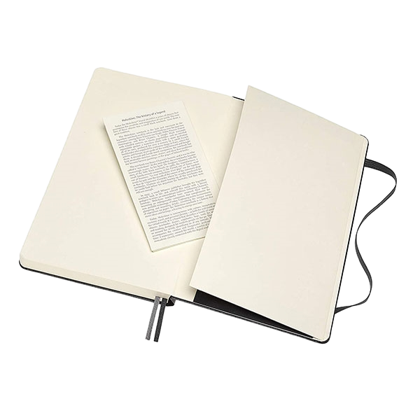 Moleskine Cuaderno Classic Ampliado Tapa Dura Rayado Negro Talla XL 19x25cm Moleskine Cuaderno Classic Ampliado Tapa Dura Rayado Negro Talla XL 19x25cm