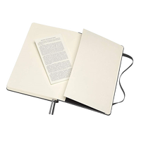 Moleskine Cuaderno Classic Ampliado Tapa Dura Rayado Negro Talla XL 19x25cm