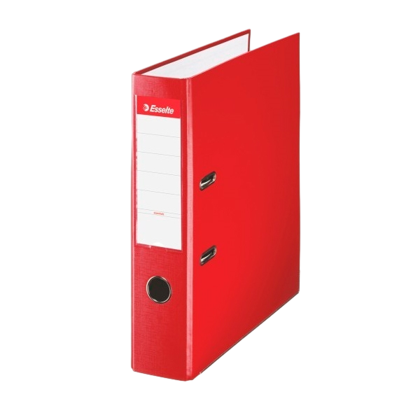 Esselte PP de Plástico Folio 75mm Rojo  Archivador Esselte PP de Plástico Folio 75mm Rojo  Archivador