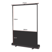 Phoenix 200x150cm 100 Portatil de suelo  Pantalla