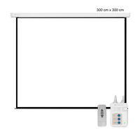 Phoenix 300 x 300cm 169 Eléctrica  Pantalla proyección