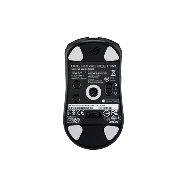 Asus ROG Harpe Ace Mini Black Ratón Gaming Ambidextro RF Wireless Bluetooth USB TypeC Óptico 42000 DPI Asus ROG Harpe Ace Mini Black Ratón Gaming Ambidextro RF Wireless Bluetooth USB TypeC Óptico 42000 DPI