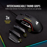 Corsair Glaive PRO RGB negro  Ratón