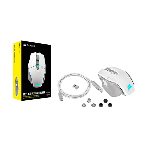 Corsair M65 RGB Ultra wireless White Ratón Corsair M65 RGB Ultra wireless White Ratón