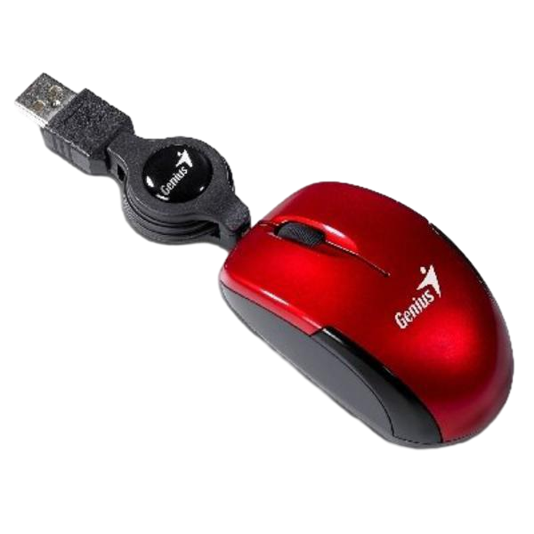 Genius Micro Traveler Rojo  Ratón Genius Micro Traveler Rojo  Ratón