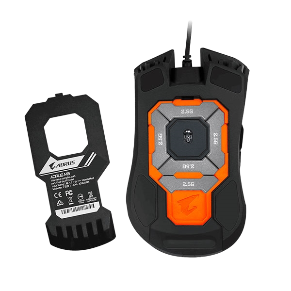 Gigabyte Aorus M5 RGB 16000 DPI  Ratón Gigabyte Aorus M5 RGB 16000 DPI  Ratón