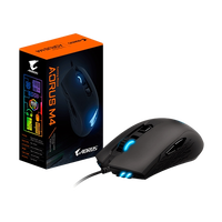 Gigabyte Aorus M4 6400DPI Negro  Ratón Gaming