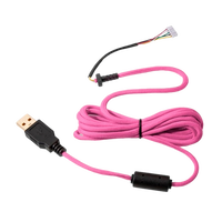 Glorious PC Gaming Race Ascended Cable V2 Majin Pink  Cable Ratón