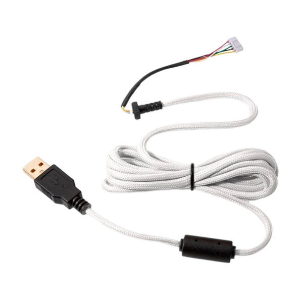 Glorious PC Gaming Race Ascended Cable V2 Arctic White  Cable Ratón Glorious PC Gaming Race Ascended Cable V2 Arctic White  Cable Ratón