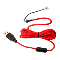 Glorious PC Gaming Race Ascended Cable V2 Crimson Red  Cable Ratón