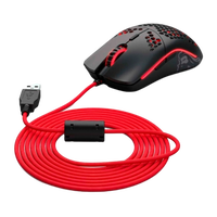 Glorious PC Gaming Race Ascended Cable V2 Crimson Red  Cable Ratón