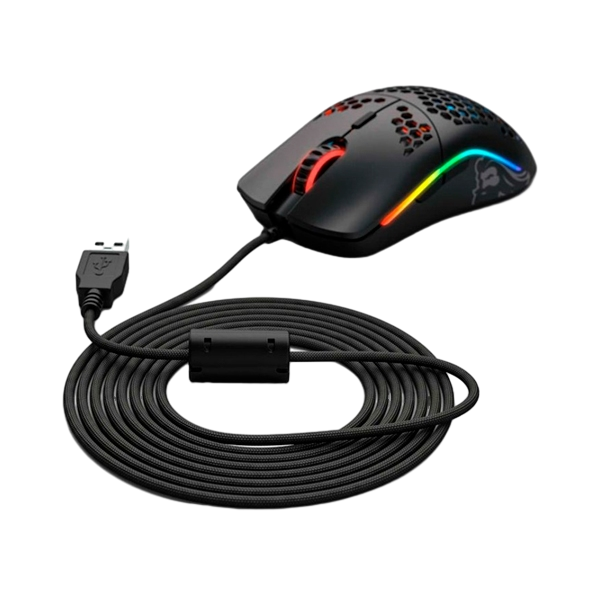 Glorious PC Gaming Race Ascended Cable V2 Original Black  Cable Ratón Glorious PC Gaming Race Ascended Cable V2 Original Black  Cable Ratón