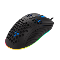 Genesis Krypton 555 8000 DPI RGB Black  Ratón