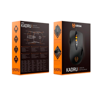 Krom Kadru negro 4000 dpi gaming  Ratón