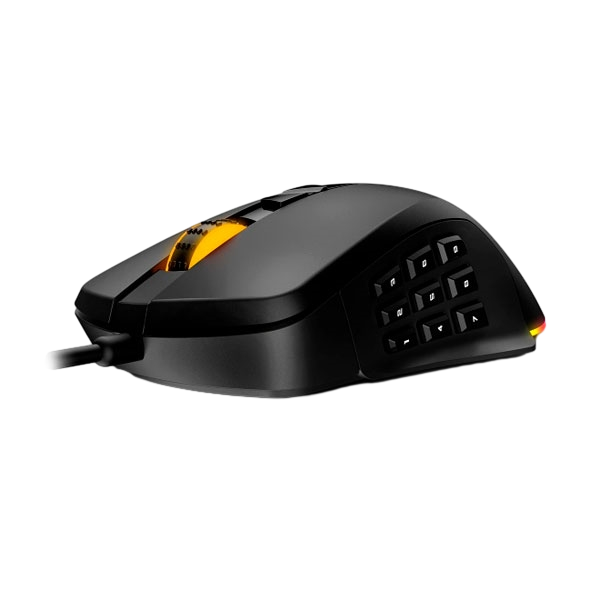 Krom Kammo MMO RGB negro  Ratón Krom Kammo MMO RGB negro  Ratón
