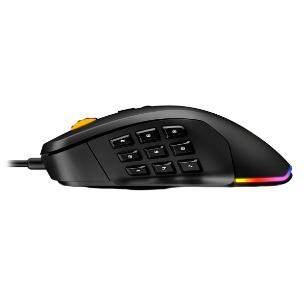 Krom Kammo MMO RGB negro  Ratón Krom Kammo MMO RGB negro  Ratón