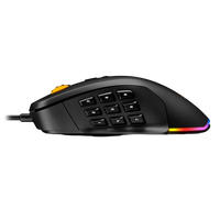 Krom Kammo MMO RGB negro Ratón Krom Kammo MMO RGB negro Ratón