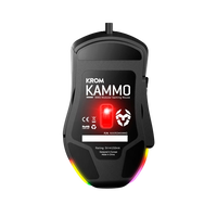 Krom Kammo MMO RGB negro Ratón Krom Kammo MMO RGB negro Ratón