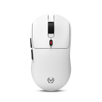 Krom Klever Gaming | Ratón inalámbrico Superlight Sensor Óptico 6 Botones 10000 DPI White