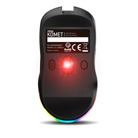 Krom Komet RGB Ratón inalámbrico Sensor Óptico 8 Botones 2400 DPI Krom Komet RGB Ratón inalámbrico Sensor Óptico 8 Botones 2400 DPI