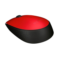 Logitech M171 rojo  Ratón